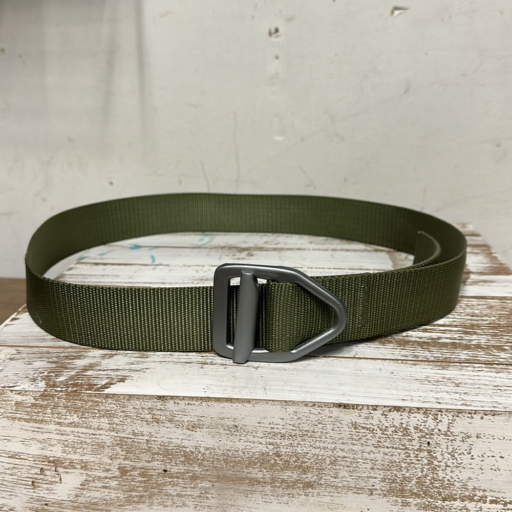 Bison Designs great shape 38mm army green last chance heavy duty v buckle belt - Picture 5 of 7